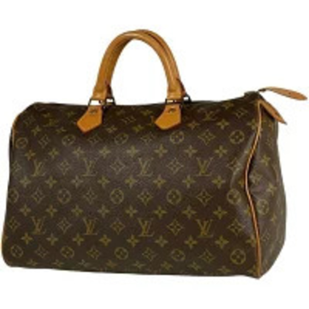 Louis Vuitton Speedy Boston Bag Commuter Handbag Monogram Brown